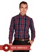 United Colors of Benetton Blue-Red  Shirt