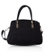 Aapno Rajasthan Black Quilted Design Handbag