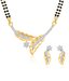 Sukkhi AD Leaf Design Mangalsutra Set