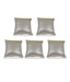 meSleep Silver Pattern Set of 5 Cushion Covers