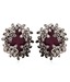 Pari Floral Design & Purple Highlight Earrings