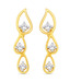 Ishaan Gems Interlinked Shapes Diamond Earrings