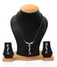 Aradhyaa Jewel Arts Stone Studded Gold Plated Mangalsutra Set