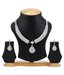 Pari Teardrop Silver Fashion Necklace Set