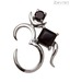 Zevrat Charming Sterling Silver Om Pendant