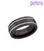 Peora Stupefying Black Titanium Ring