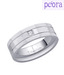 Peora Titanium Cubic Zircon Ring