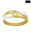 Unique Solitaire Two Tone Diamond Men