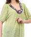 Noor Ravishing Green-Pink Rayon Kurti