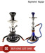 Basement Bazaar Blue & Black Hookah Combo - Buy 1 Get 1 Free