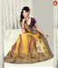 Khazana Gold Net Saree With Unstitched Blouse