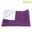 Quick Dry Plain Waterproof Plum Double Bed
