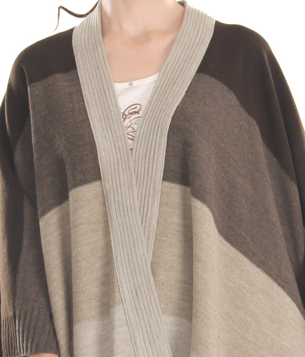 Fort Collins Beautiful Coffee Brown-Camel Cape