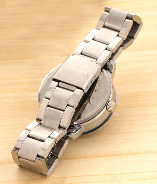 Optima Designer White Watch Combo