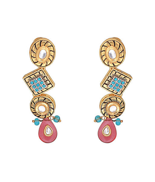 Kriaa Abstract Design Necklace Set