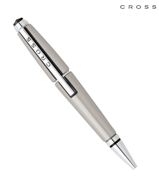 Cross Edge Gel Ink Roller Ball Pen TITANIUM with Chrome Plated AT05555