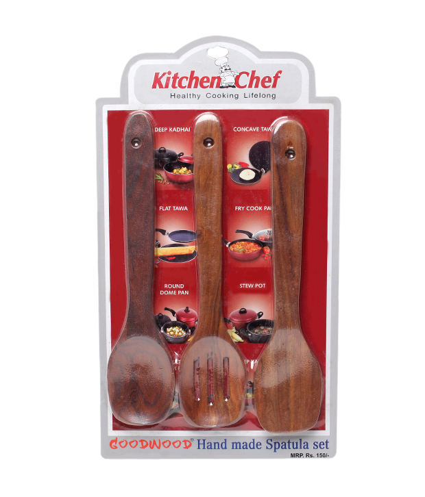 Kitchen Chef 245 mm Round Dome Pan With Lid With Free Tadka Pan, Spatula Set & Nita Mehta Recipe Book