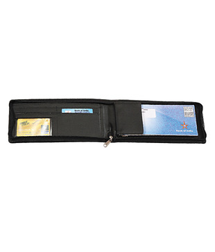 Eco Woods Leathers Cheque Book Holder with Zipper (PI-643) (Pack of 10 pcs)