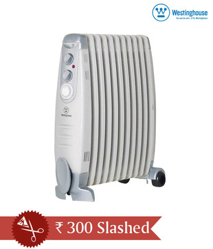 Westinghouse 11 Fin Oil Filled Radiator with Manual Control Â Eco Series