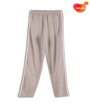 Unamia Classic Grey Trackpant For Kids