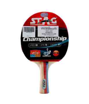 Stag Championship Table Tennis  Racket (I.T.T.F. Approved)