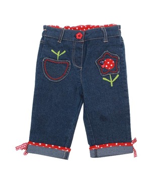 Nauti Nati Blue Embroidered Denim Jeans