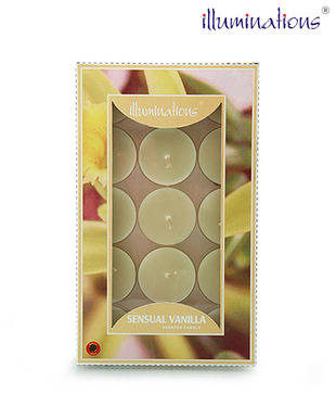 Illuminations Vanilla Scented Tlight Candles