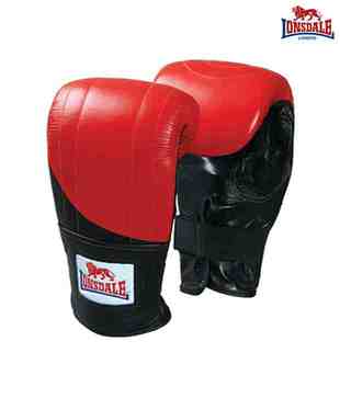 Lonsdale Pro Fitness Style Bag Leather Boxing Mits