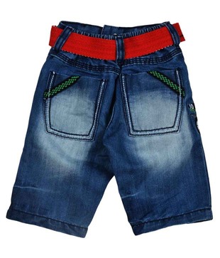 Ruff Blue Denim Capri & Belt