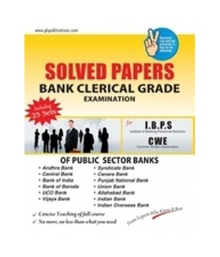 Solved Papers Bank Clerical Grade (I.B.P.S) CWE Recruitment Examinatio