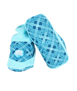 Isabelle Bubbly Blue Infant Booties Pack of 2 For Kids