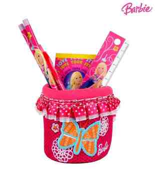 Barbie Pen Holder Set