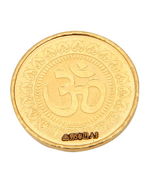 AJ Hallmarked Gold Coin 5gms