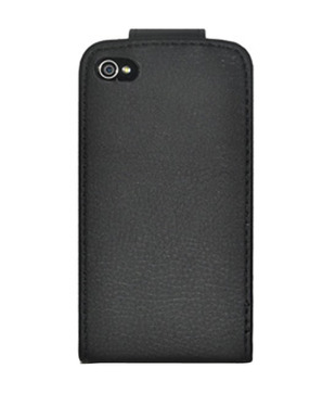 Amzer 92915 Flip Case – Black for iPhone 4