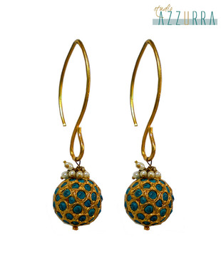 Studio Azzurra Enticing Turquoise Drop Earrings