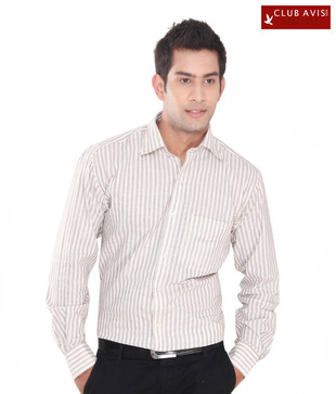 Club Avis USA White Grey Shirt