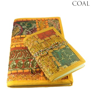 Coal Fabric Note Book Combo