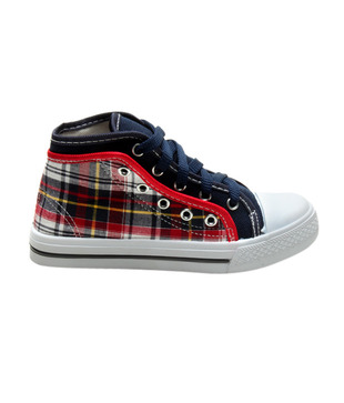 Universal Cute Red & Blue Canvas Shoes