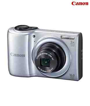 Canon PowerShot A810 16MP Point & Shoot Digital Camera (Silver)
