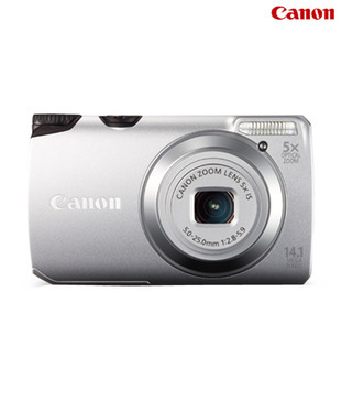 Canon Power Shot A3200 14MP Point & Shoot (Silver)