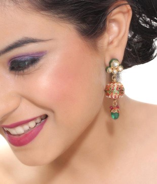 Dilan Traditional Multicolour Jhumkis