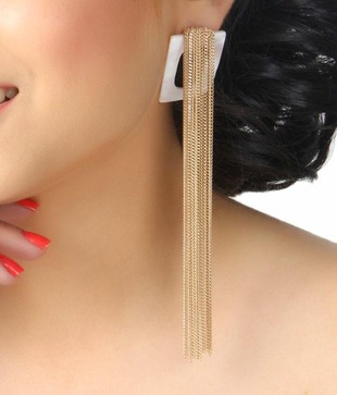 Bansri Beyonce Golden Earrings