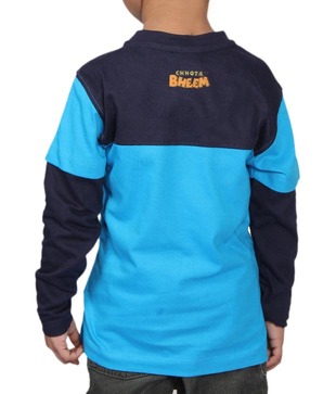 Chhota Bheem Cool Blue & Black T-Shirt For Kids