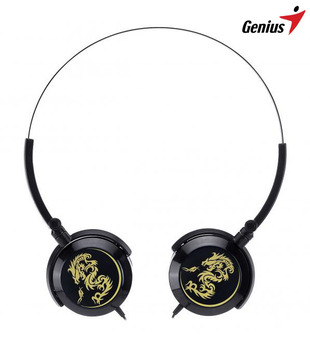 Genius GHP-400F Foldable Headphones (Black) 
