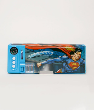 Superman Blue Cute Pencil Box