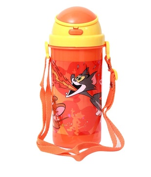 Tom & Jerry Orange & Yellow Shiny Sipper Bottle