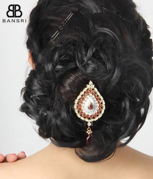 Bansri Jodhaa Akbar Kundan Hairpin