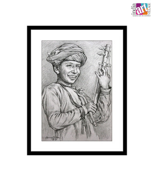 Childhood Music by Apu Mookherjee (11 x 8 inches)