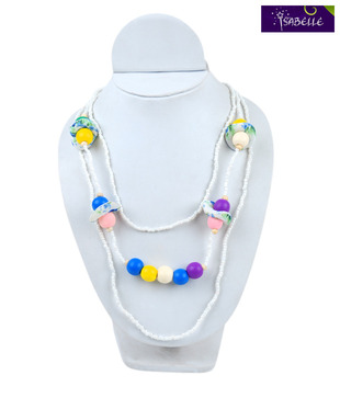 Isabelle Multi-colour Beads Neckpiece For Kids