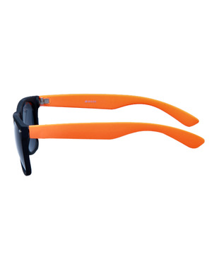 Joe Black Wayfarer Black & Orange Sunglasses